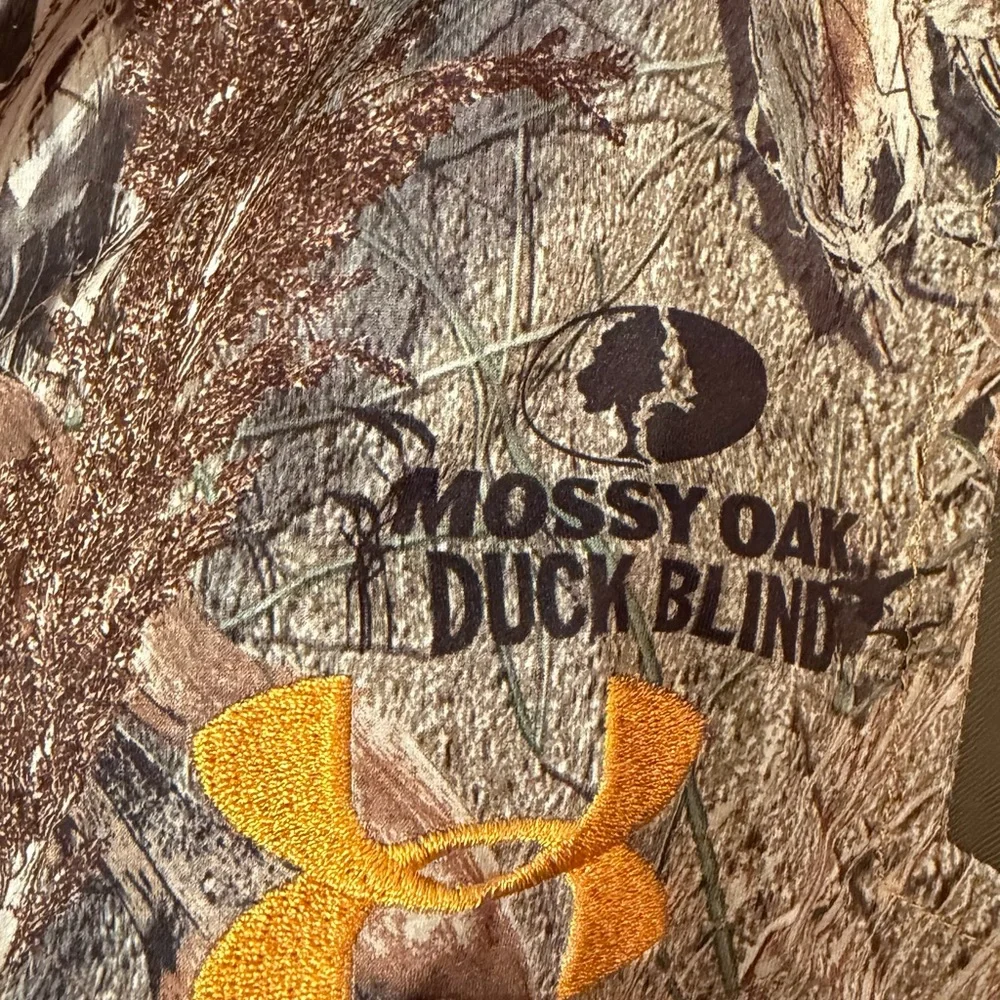 Men’s Under Armour Mossy Oak Duck Blind Skyscraper Hoodie Sz 2XL‎